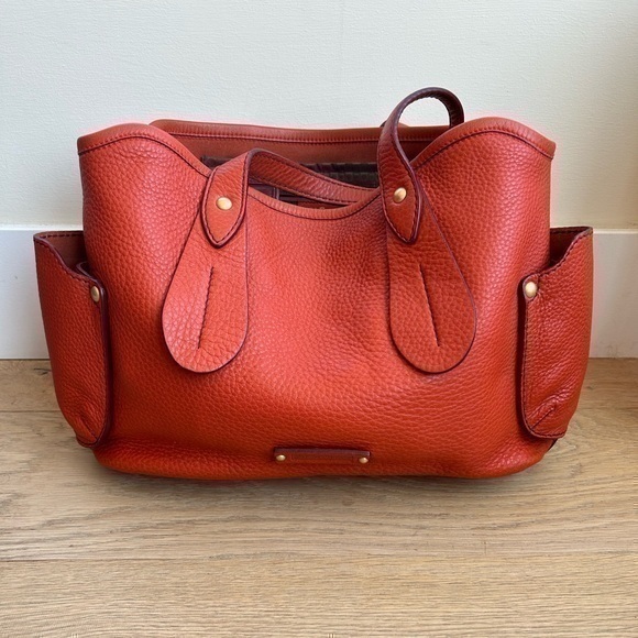 Ferragamo🧡Leather Satchel - Picture 1 of 9